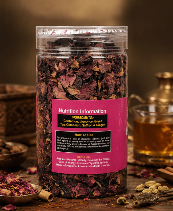 Traditional Kashmiri Kehwa — Saffron Green Tea Blend — image 2