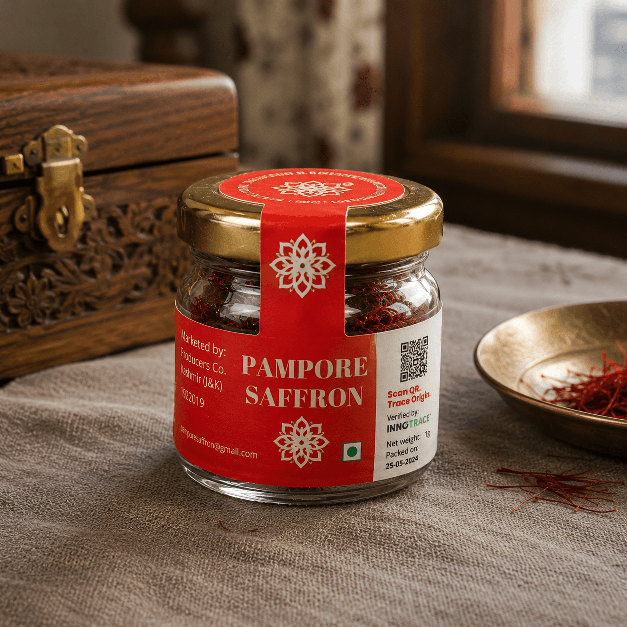Pampore Saffron — Pure Kashmiri Kesar — image 3