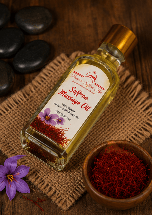Kashmiri Saffron-Infused Oil — 150ml — image 3